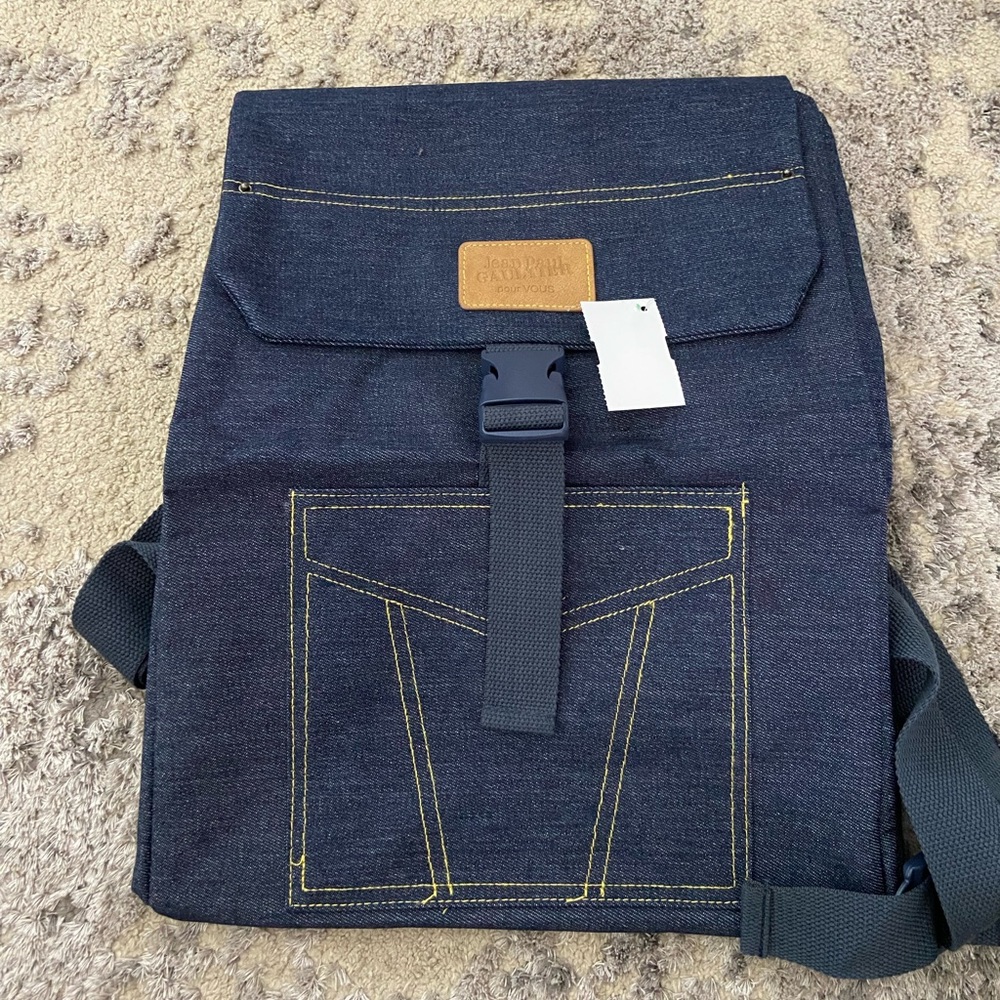 Jean Paul Gaultier Blue Jean Backpack